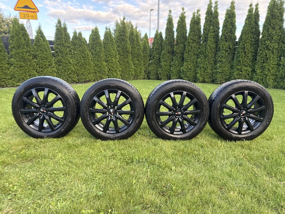 Alufelgi 5x112 15 66,6/57,1 Opony Hankook 185/60/15 rok 2021