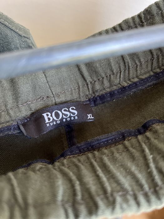 Чоловічий костюм Boss сорочка і штани (льон), розмір Л/Хл