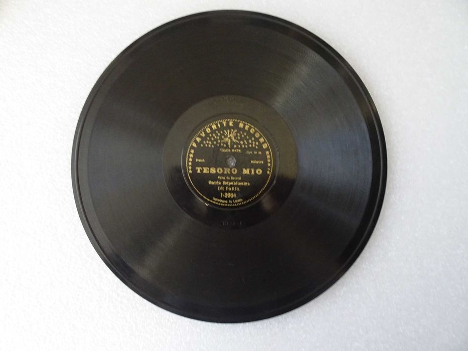 Disco grafonola Garde Républicaine - Tesoro Mio / La Mattchiche
