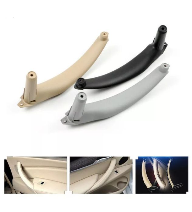 Puxadores pegas manipulo interior portas Bmw x5 x6 E70 E71 preto/bege