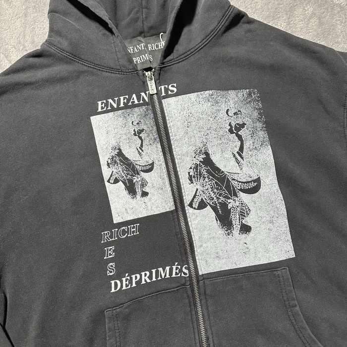 Зип худи ERD Enfants Riches Deprimes чорна M L XL