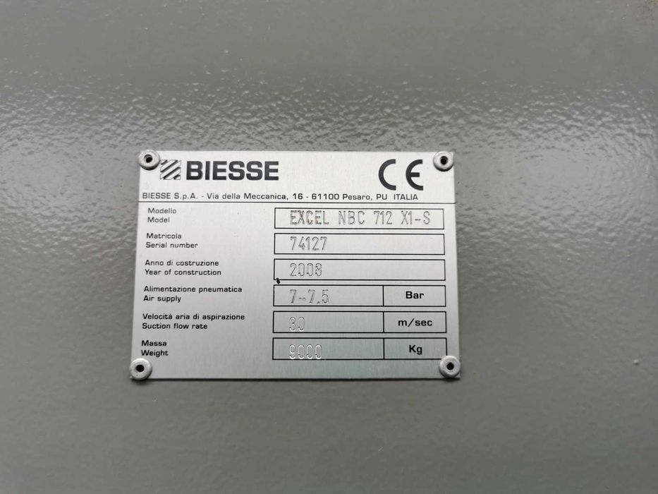 Centrum Nestingowe Biesse Ekxcel CNC stoły podawcze