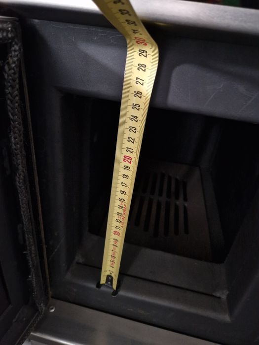 Caldeira de Aquecimento Central a Lenha p/Cozinha, 40L Inox (Nova)