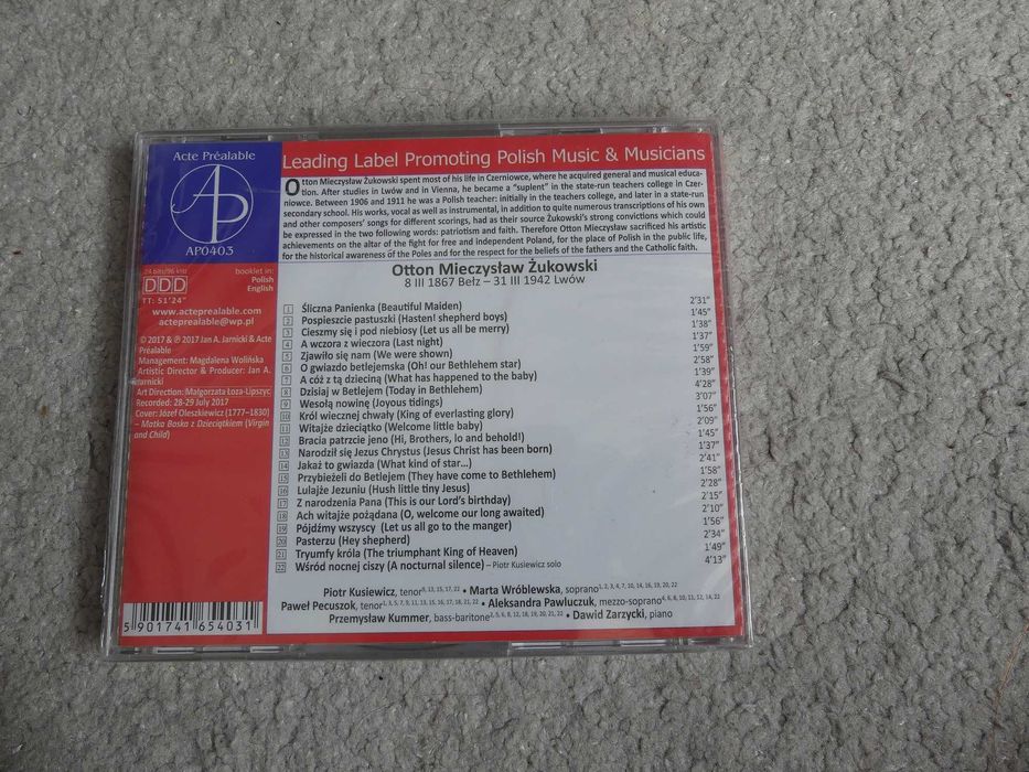 Otton Mieczysław Żukowski Ave Magne Rex Coelorum (CD) kolędy nowa
