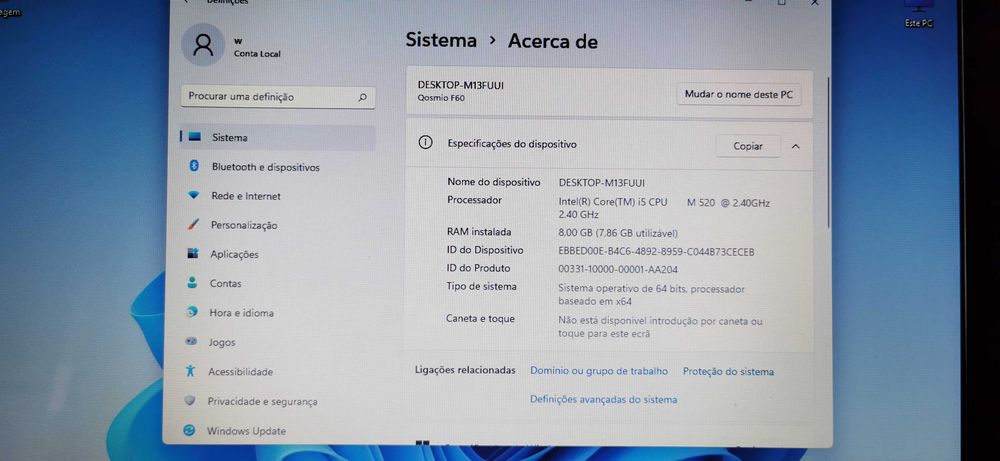 Toshiba Qosmio F60-10Z Core i564738825374594122