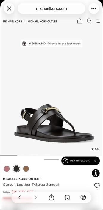 Босоніжки Michael Kors  8