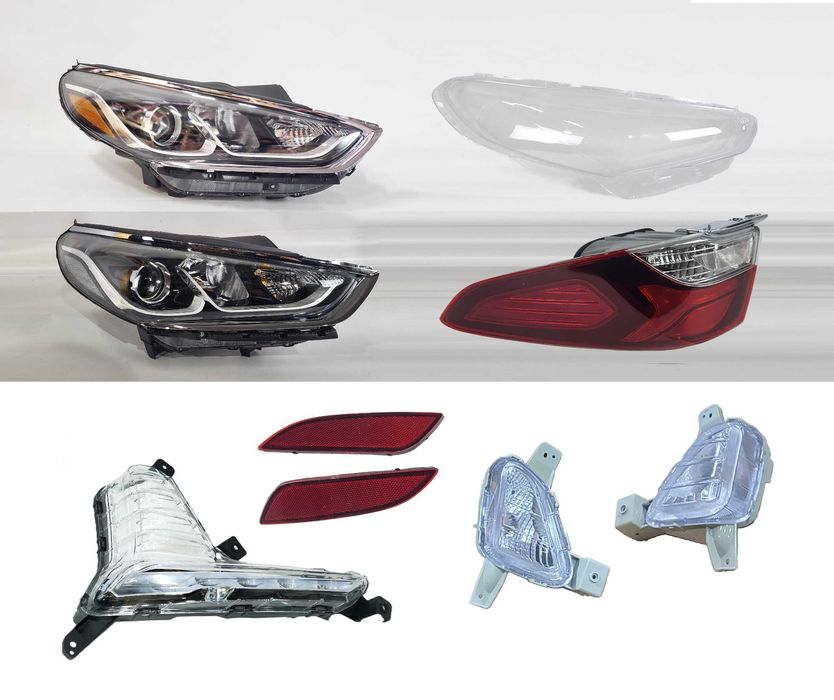 Sonata 2018-20 Фари фонарь стоп ПТФ ДХО катафот комплект