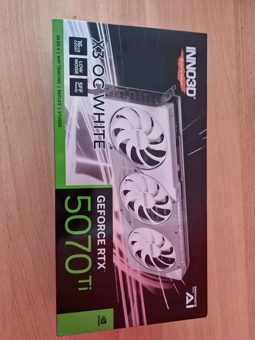 Karta RTX 5070 Ti biala nowa zafoliowana karta graficzna gwarancja