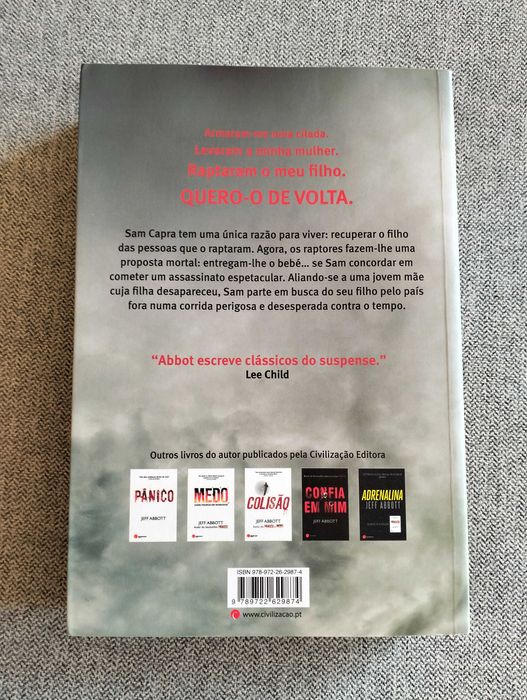 Livro "O último minuto" Jeff Abbott