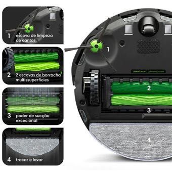 Aspirador robot iRobot Roomba Combo i5- novo, 3 anos de garantia