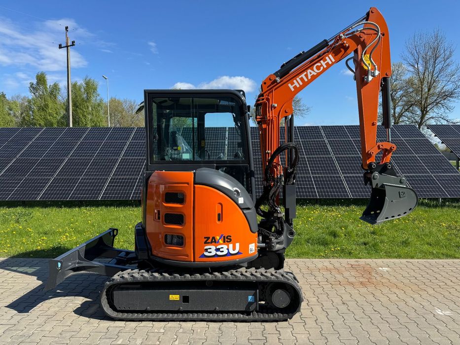 Hitachi ZX33-6 3740kg  Szybkozłącze 3 Łyżki  2026 Fabrycznie Nowa Minikoparka 2026 Gwarancja 60 MIESIĘCY !!
