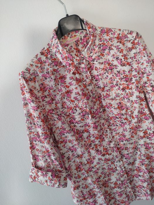 Koszula w kwiaty 100% bawełna
