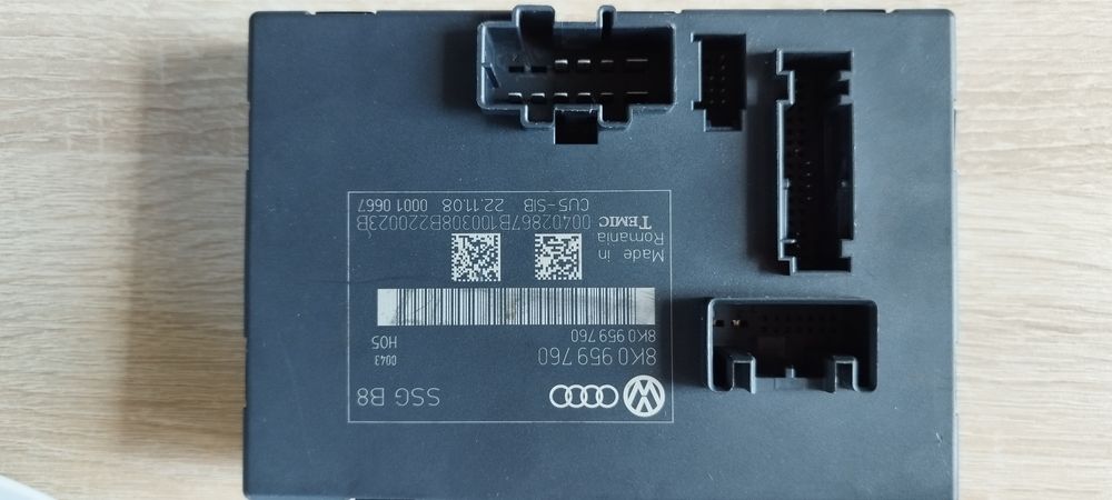 Moduł sterownik pamięci fotela  Audi A4 B8