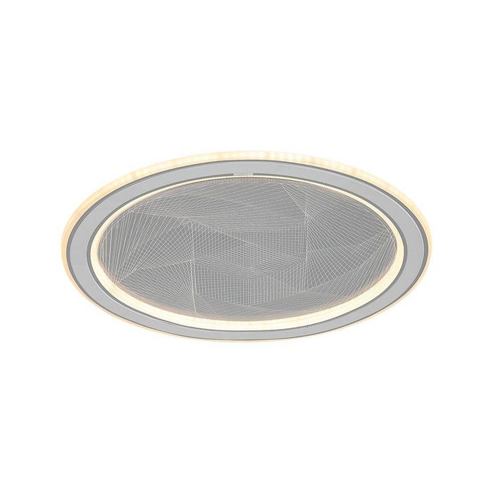 Oprawa Sufitowa V-tac 50W LED 55cm Ściemnialna Szara Pilot CCT VT-84032 3000K-4000K-6500K 4000lm Wyposażenie Wnętrz