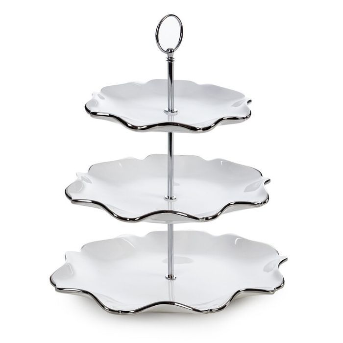 Patera ceramiczna 30x21x33 Auren biała 04