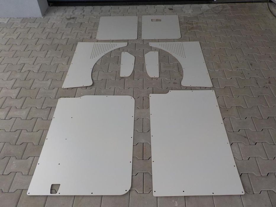 VW T5 TAPICERKA TAPICERKI BOCZKI TYŁ KRÓTKI NOWE