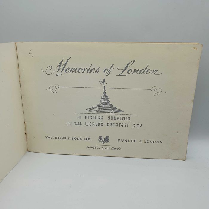 Livro - Memories Of London, Picture Souvenir - Ref.Esc