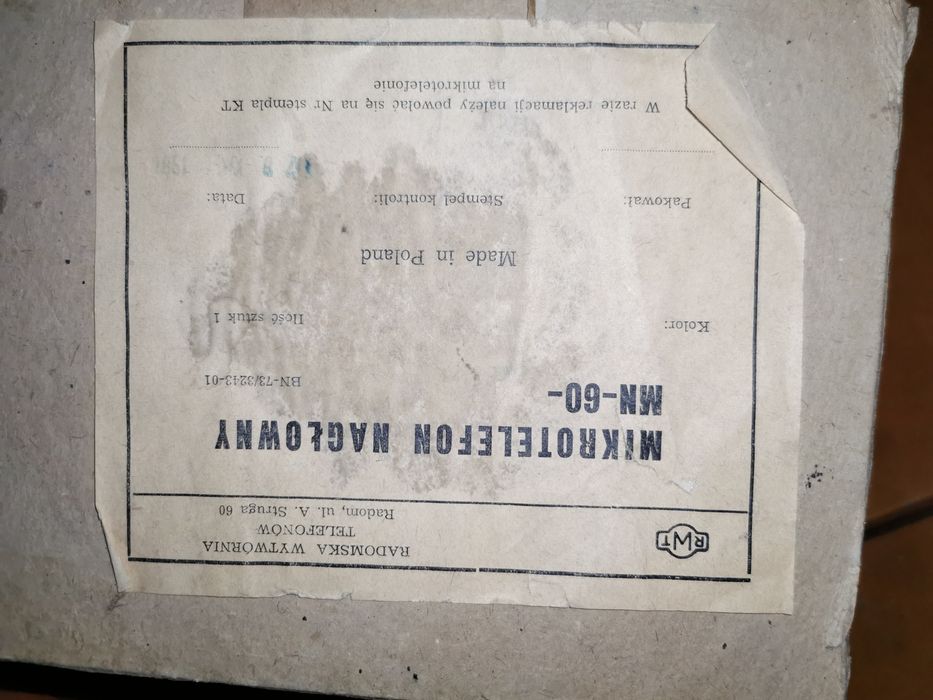 Słuchawki nagłowne Radiotelefon klasyk zabytek zabytkowe słuchawki prl