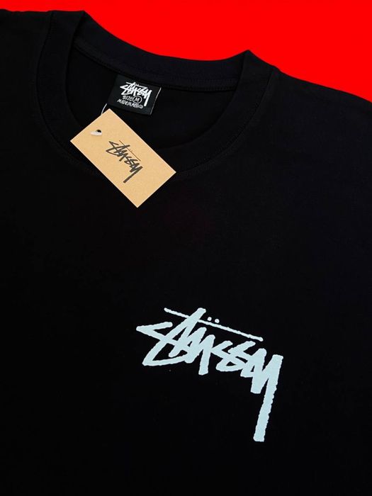 Czarna koszulka Stussy