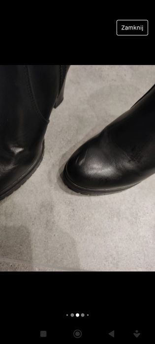 Czarne Botki r 41