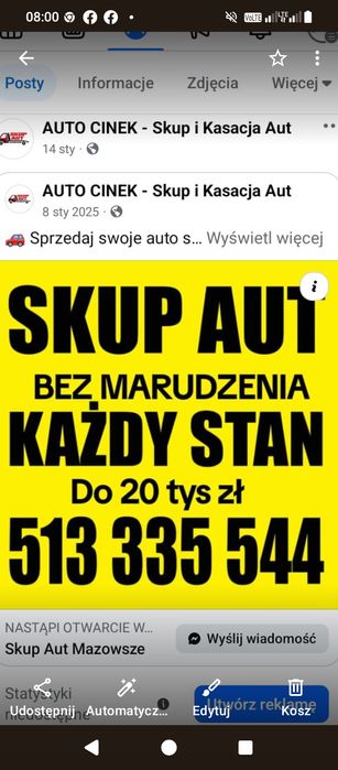 Skup Aut Bez Marudzenia Szybko Konkretnie Legionowo  Łódź Pruszków
