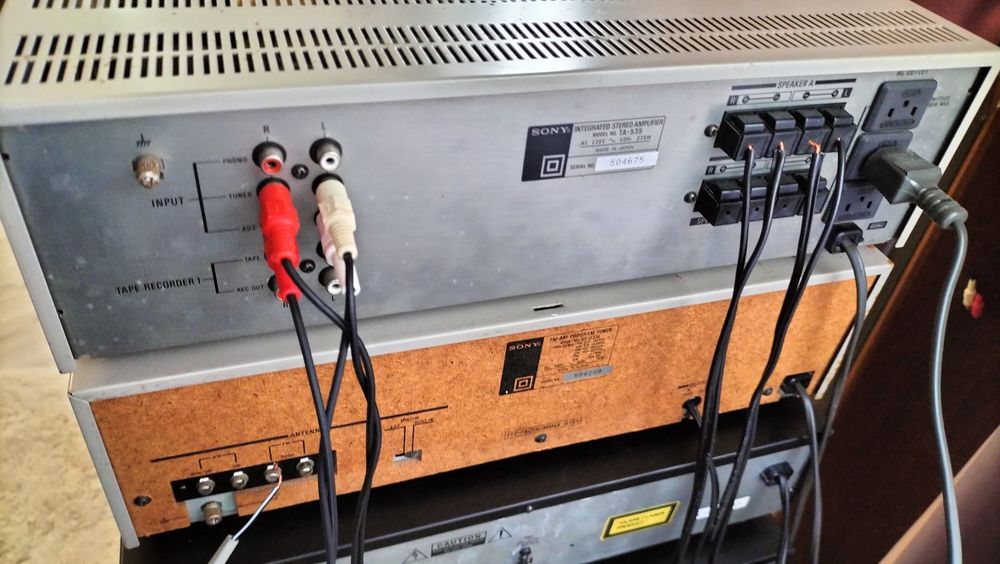 Wzmacniacz Sony TA-535+Tuner ST-333L