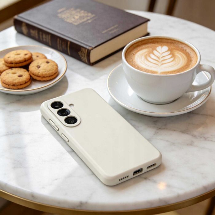 Plecki Tech-protect do Samsung Galaxy S26 beżowy