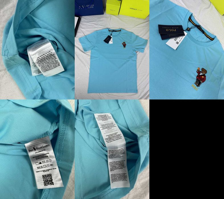 Koszulka ralph tshirt mis koszulki męskie maly znaczek kolory