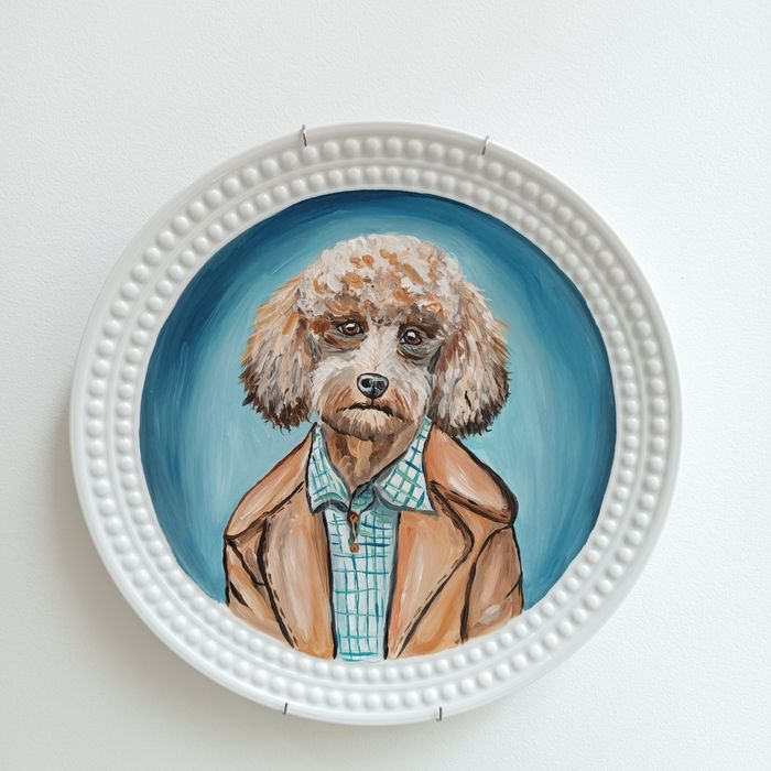 Prato Decorativo Pintado à mão