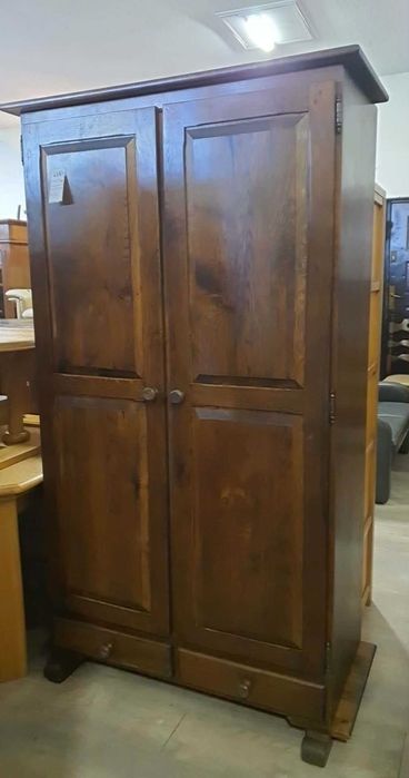 Szafa drewniana drewno dębowe ciemna solidna holenderska FV DOWÓZ