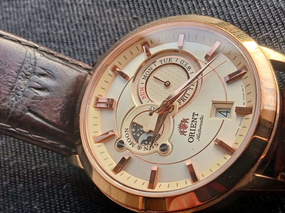 Relogio ORIENT sun and moon  automatico