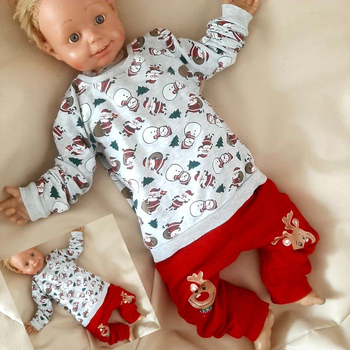 Zestaw świąteczny roz 86 5 sztuk mega paka komplet dla chłopca wyprawk