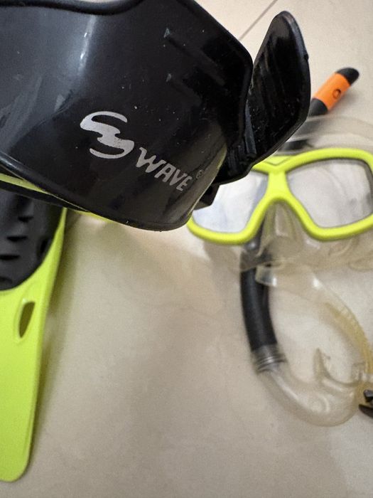 Regulowany zestaw do plywania nurkowania dla dziecka pletwy okulary