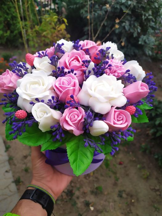 Мило ручної роботи (букети з мила)