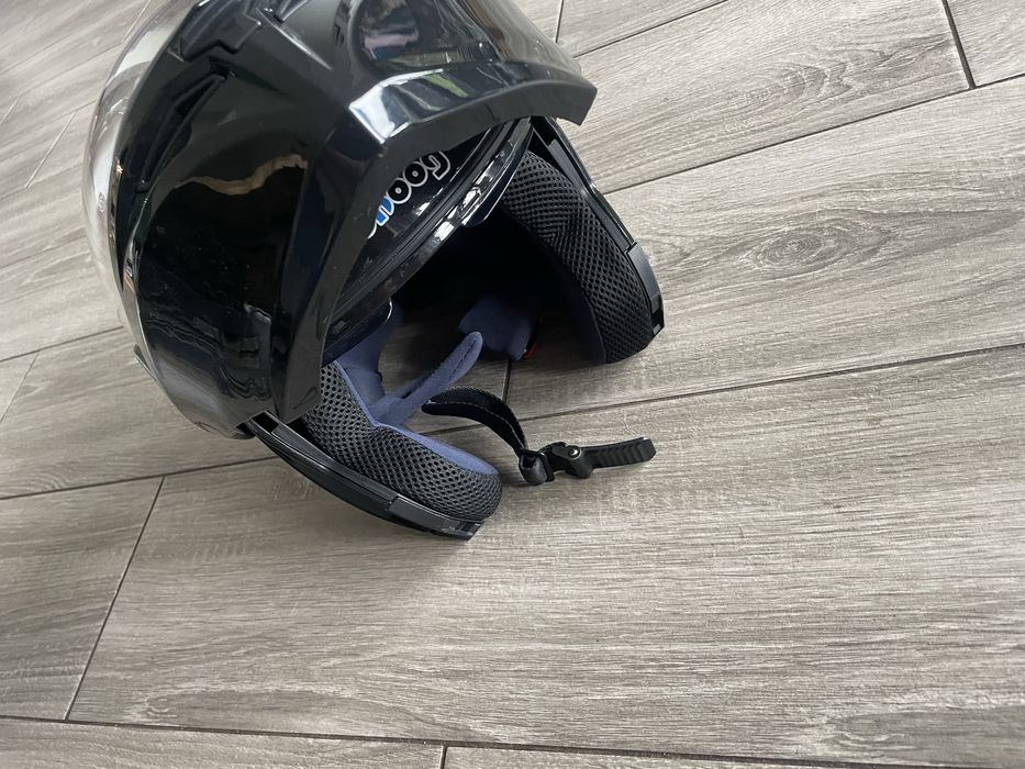 Kask szczekowy  L interkom prawie nowy  getnoog