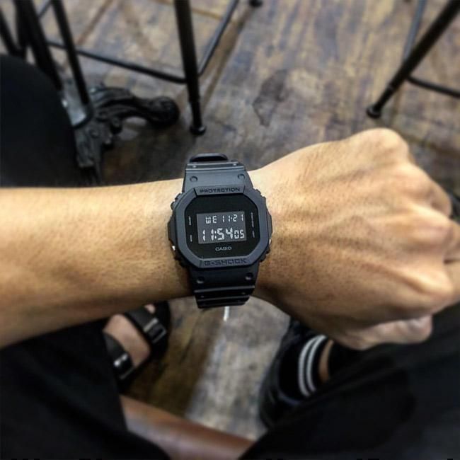 Мужские часы Casio DW-5600BB-1E ! Оригинал! Фирменная гарантия 2 года!