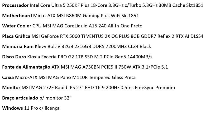 Computador PC Trabalho Gaming Estudo Produtividade