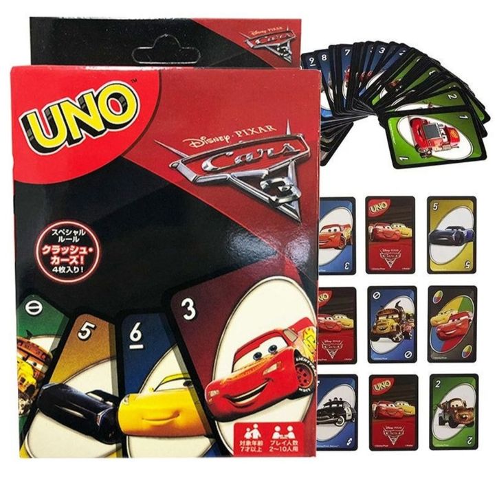 Карти Уно, Uno 108 карт, 2 колоди, ігра для дітей та дорослих
