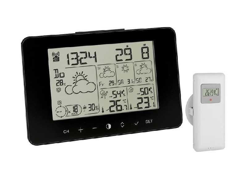 Метеостанція TFA Dostmann METEOTIME PRIMO, 35.1156.01 чорна