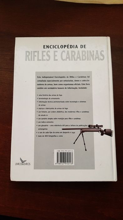 Livro de rifles e carabinas