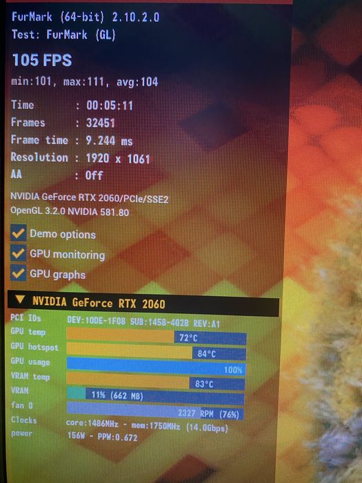 Відеокарта GIGABYTE GeForce RTX 2060 б/у в гарному стані