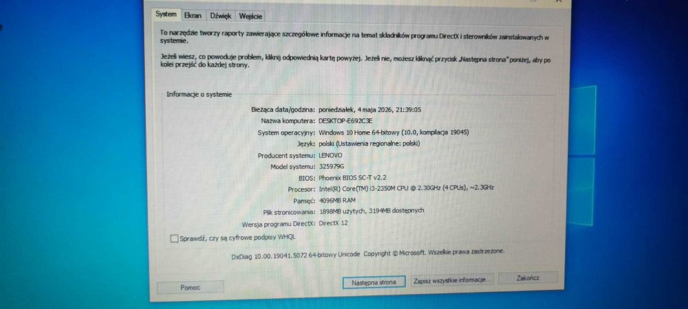 Laptop Lenovo ThinkPad E530