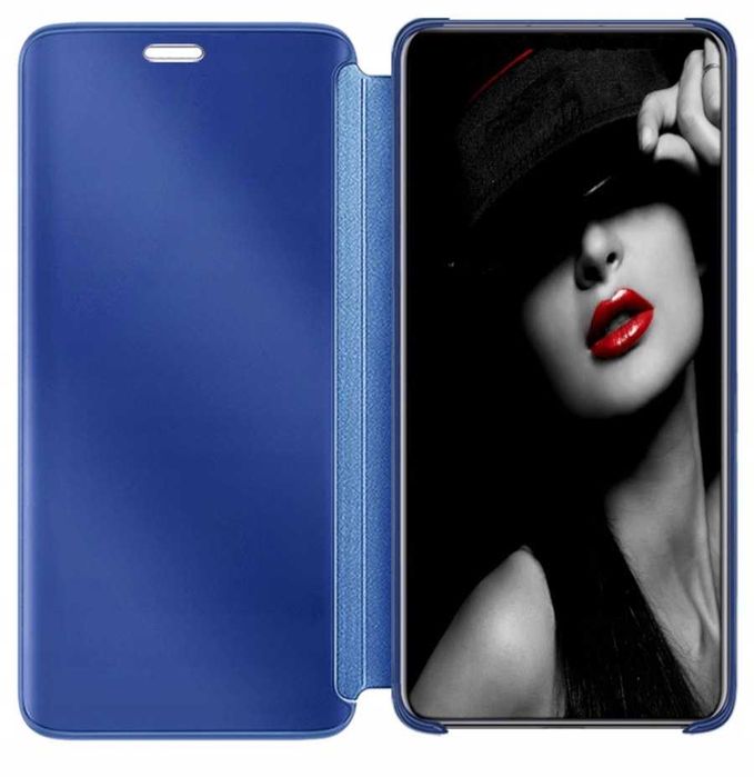 Etui Do Samsung S23 5g Clear View Niebieskie