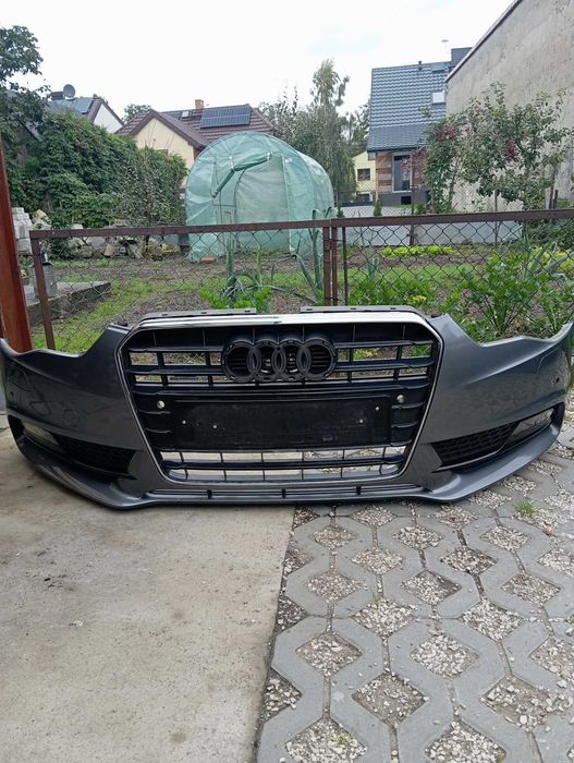 Zderzak Audi A5 8T lift, LX7R, Spryski, PDC, Halogeny, kompletny, oryginał.
