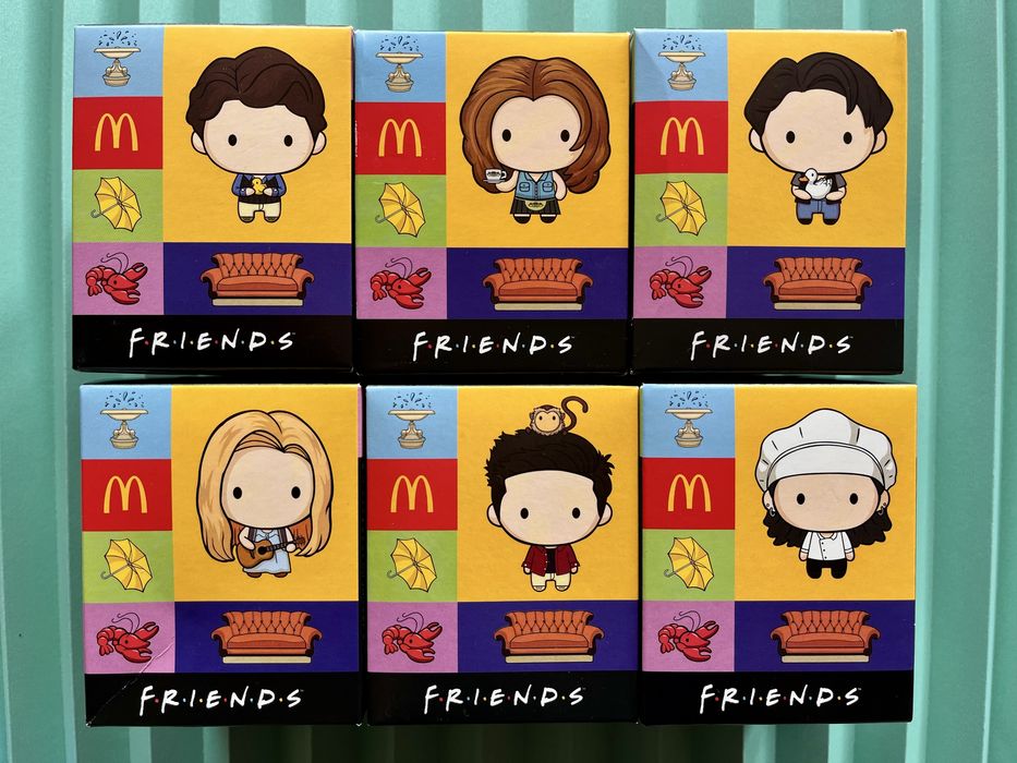 figurka FRIENDS McDonald’s 6szt. zestaw komplet Monica Chandler Phoebe