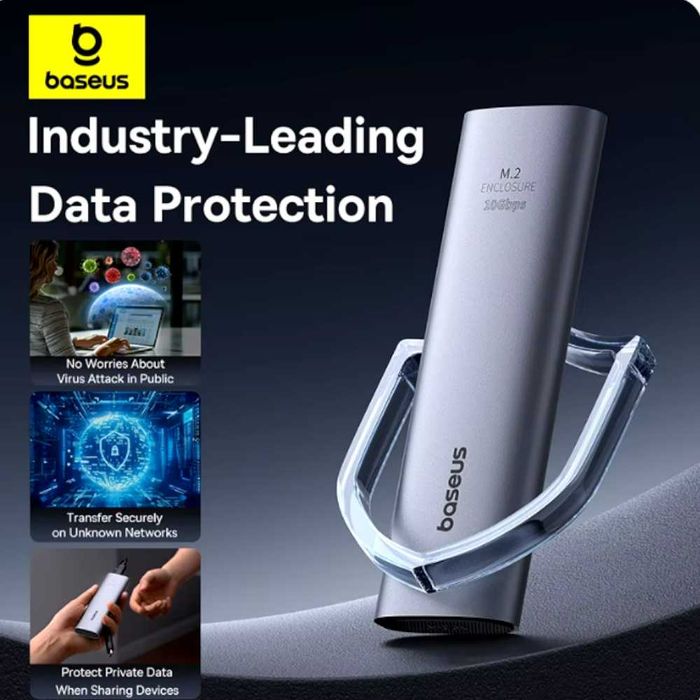 Внешний карман Baseus SSD Case M.2 NVME to USB 3.2 Gen2