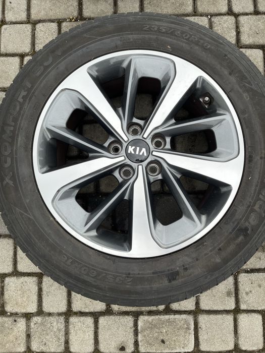 Alufelgi 5x114,3 18 cali Hyundai Tucson Ix35 Kona Kia Sportage Sorento opony lato 235/60/18