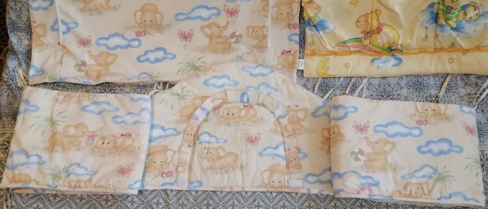 Набір постільної білизни в дитячу кроватку ТМ Медісон (з 7 предметів)е