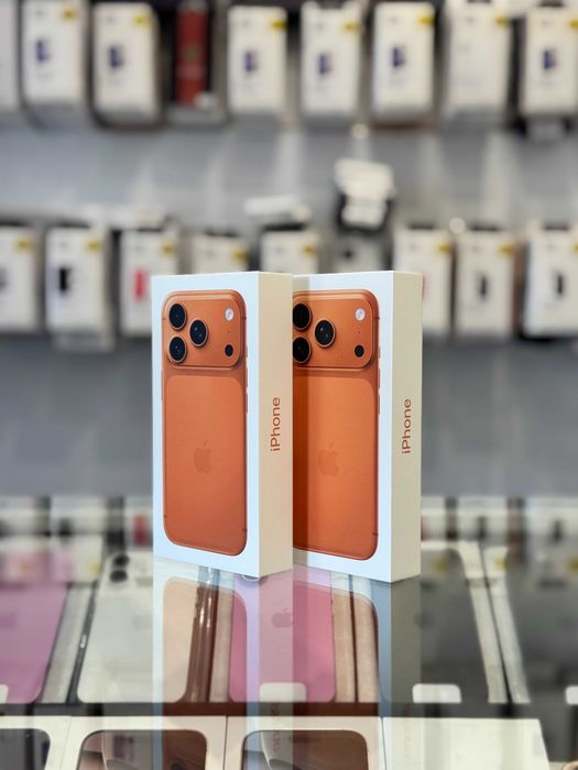 NOWY • iPhone 17 PRO MAX • 256 GB • eSIM • Cosmic Orange • GWARANCJA • granatowy • RATY
