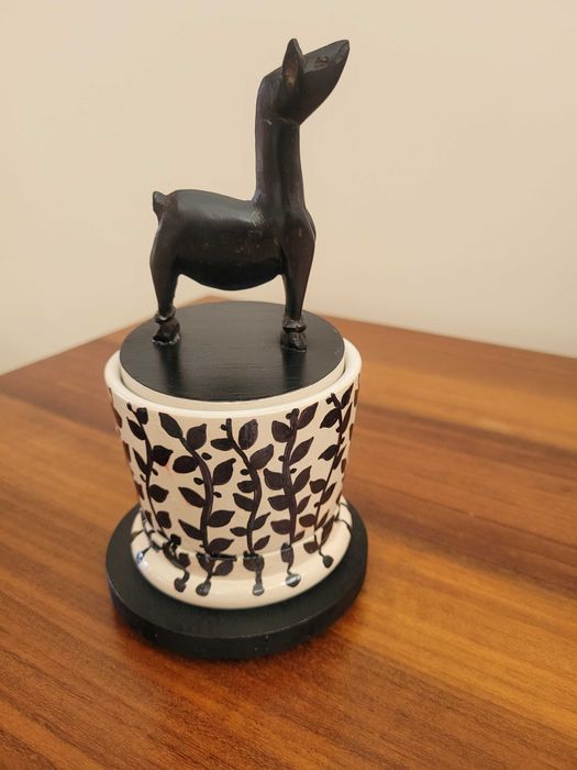 Antique decorative items with scented candles